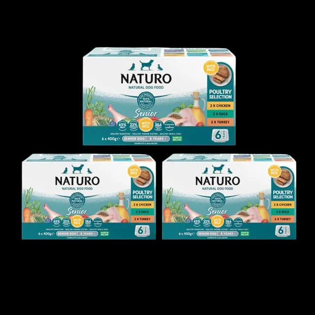 Naturo Senior Trays – Chicken With Rice And Vegetables
