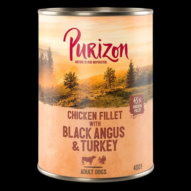Purizon Adult Cans – Black Angus Beef & Turkey