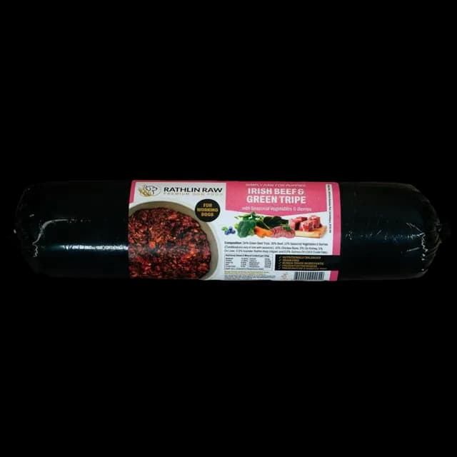 Rathlin Raw Complete Puppy – Beef with Green Tripe