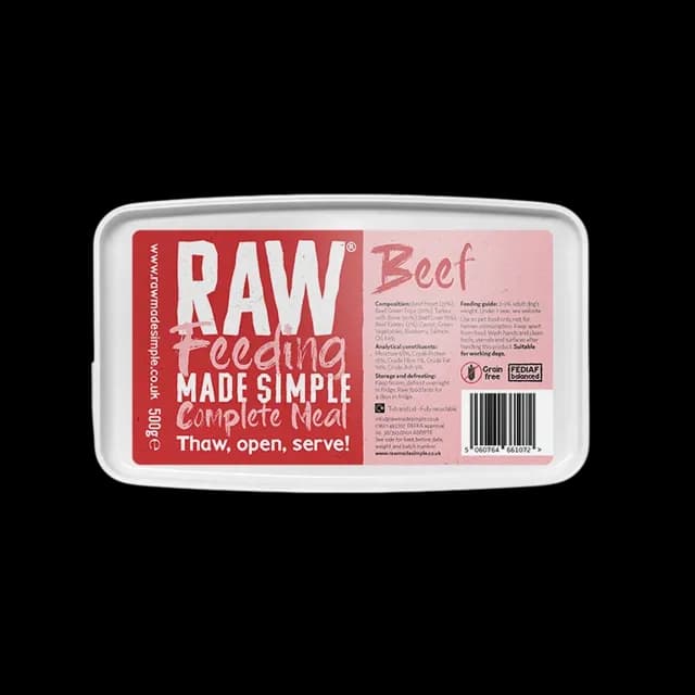 Raw Made Simple Complete Raw – Beef