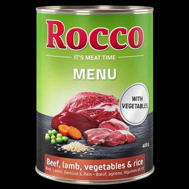 Rocco Menu – Beef, Lamb, Vegertables & Rice