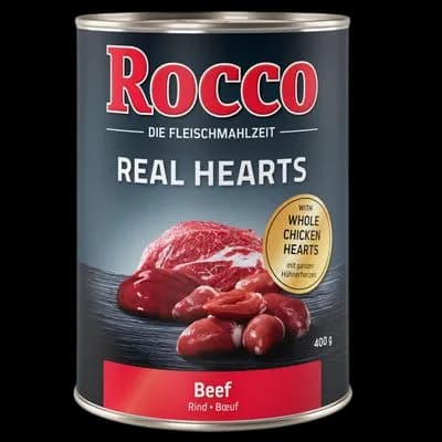 Rocco Real Hearts – Beef with whole Chicken Hearts
