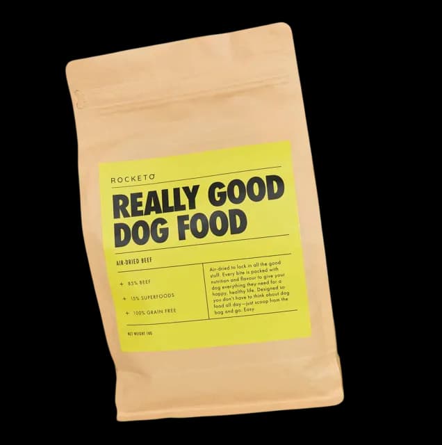 Rocketo Really Good Dog Food – Air Dried Beef