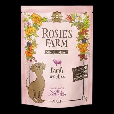 Rosie's Farm Single Meat Dry – Adult Lamb with Rice