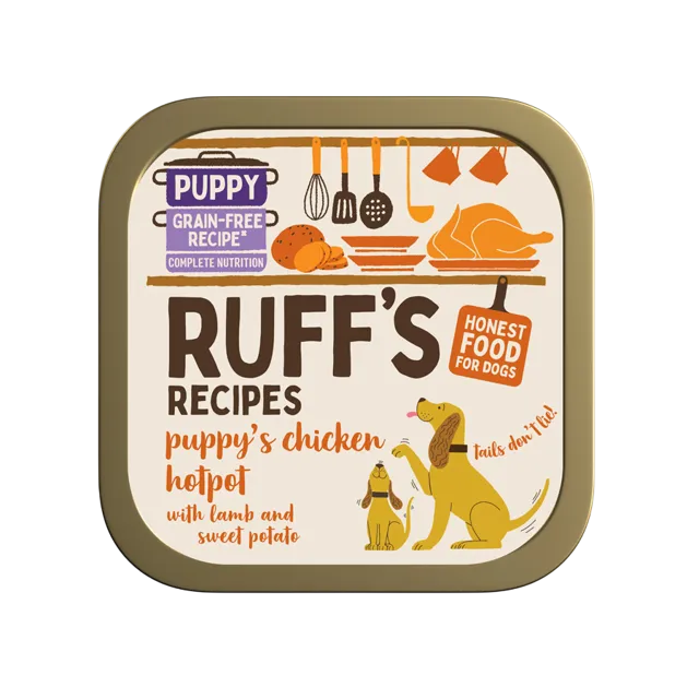 Ruff's Recipes Puppy Trays – Puppy's Chicken Hotpot