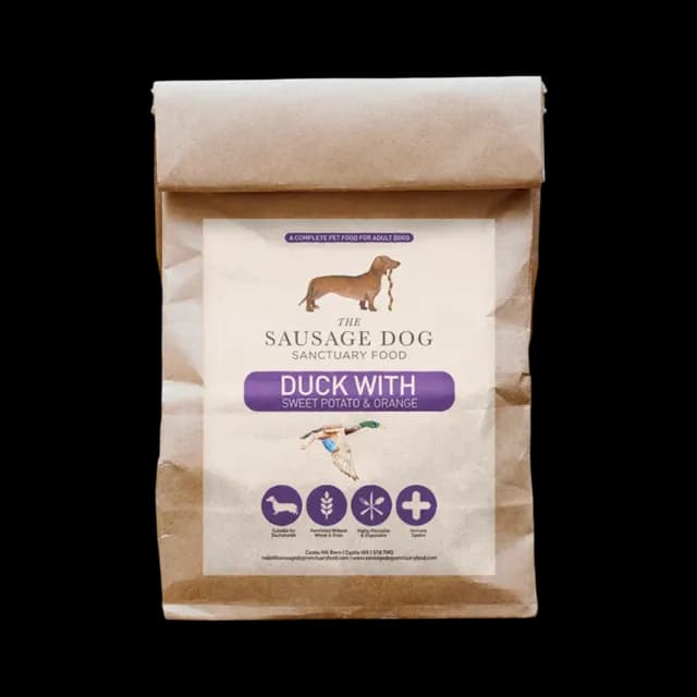 Sausage Dog Sanctuary Food Grain-Free Adult – Duck With Sweet Potato & Orange