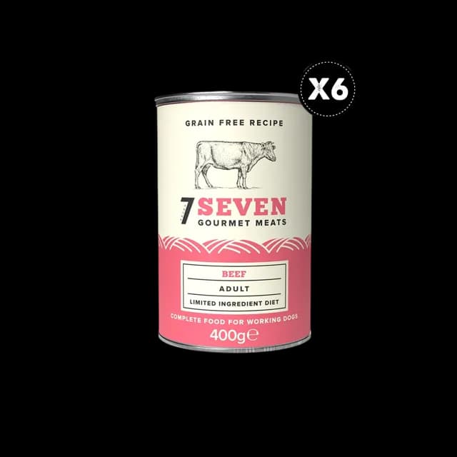 Seven Adult Tins – Beef