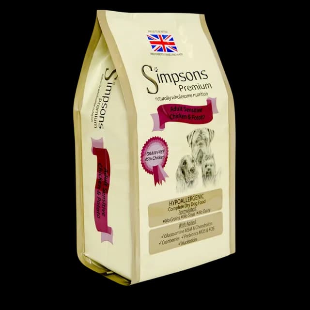 Simpsons Premium Adult Sensitive – Chicken & Potato