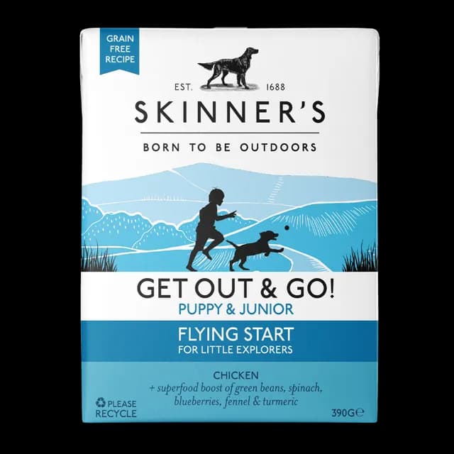 Skinner's Get Out & Go Wet Foods Flying Start Puppy – —