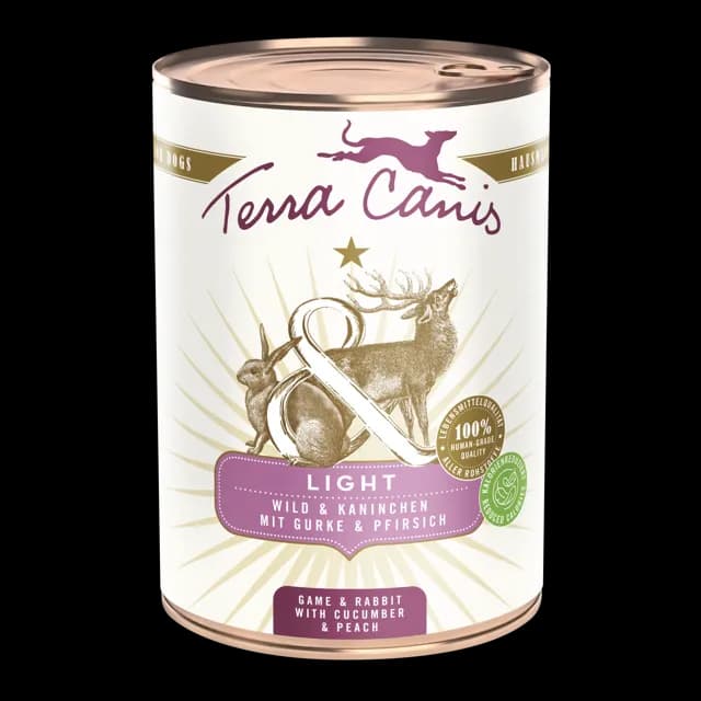 Terra Canis Light – Game & Rabbit with Cucumber and Peach