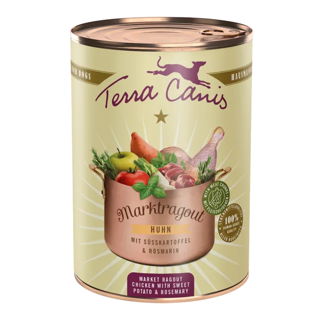 Terra Canis Marktragout – Chicken with sweet potato and rosemary