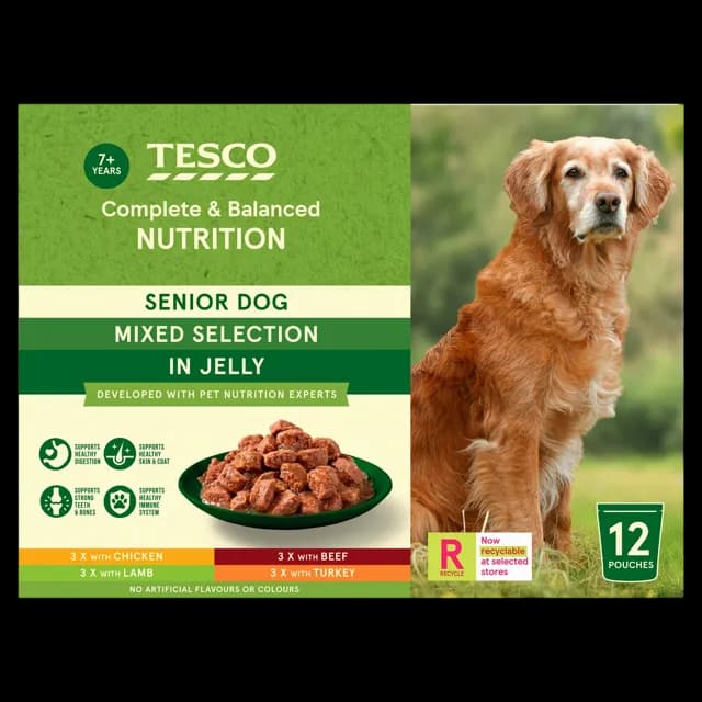 Tesco Senior Pouches Mixed Selection – —