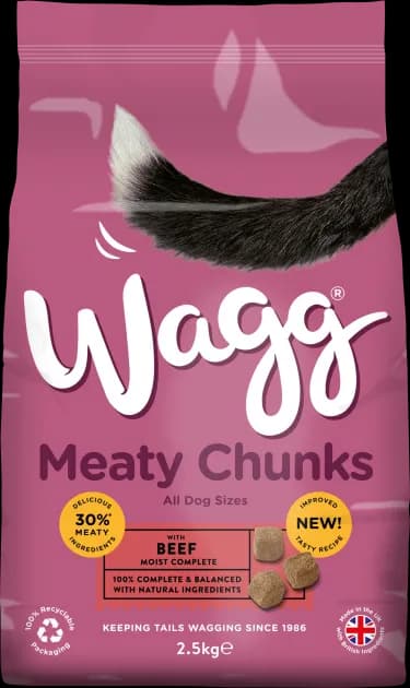 Wagg Meaty Chunks – With Beef