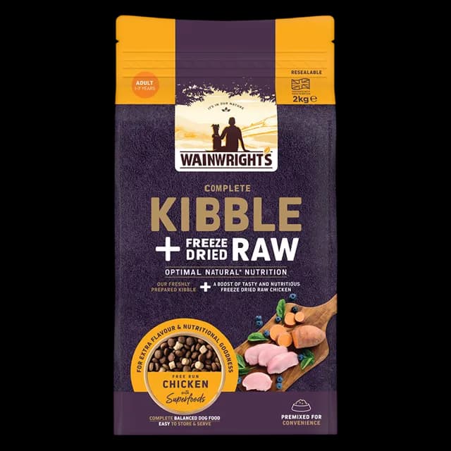 Wainwright's Kibble + Freeze Dried Raw – Free Run Chicken with Superfoods