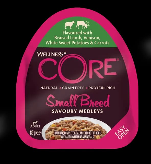 Wellness Core Small Breed Savoury Medleys – Flavoured With Braised Lamb, Venison, White