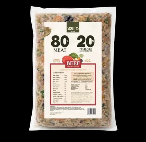 Wild Pet Food 80/20 Fresh Frozen – Beef