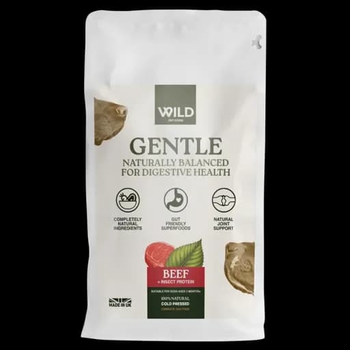Wild Pet Food Gentle Cold-Pressed – Beef + Insect Protein