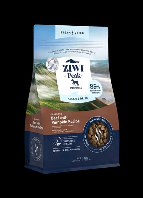 Ziwi Peak Steam & Dried – Beef with Pumpkin